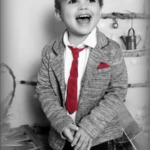 Toddler Boy Knit Blazer